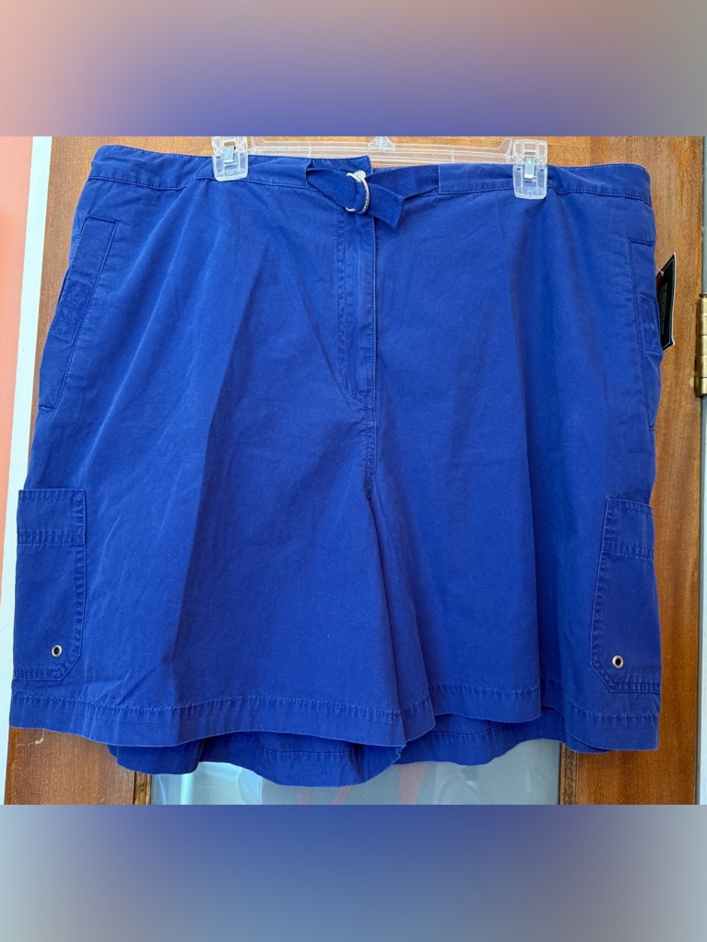 Lauren Ralph Lauren Women Plus Royal Blue Bermuda Shorts NWT-20W